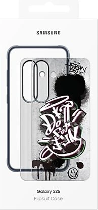 Samsung Flipsuit Case für Galaxy S25 schwarz