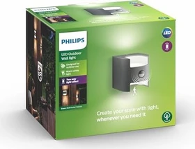 Philips myGarden Grass Wandleuchte edelstahl