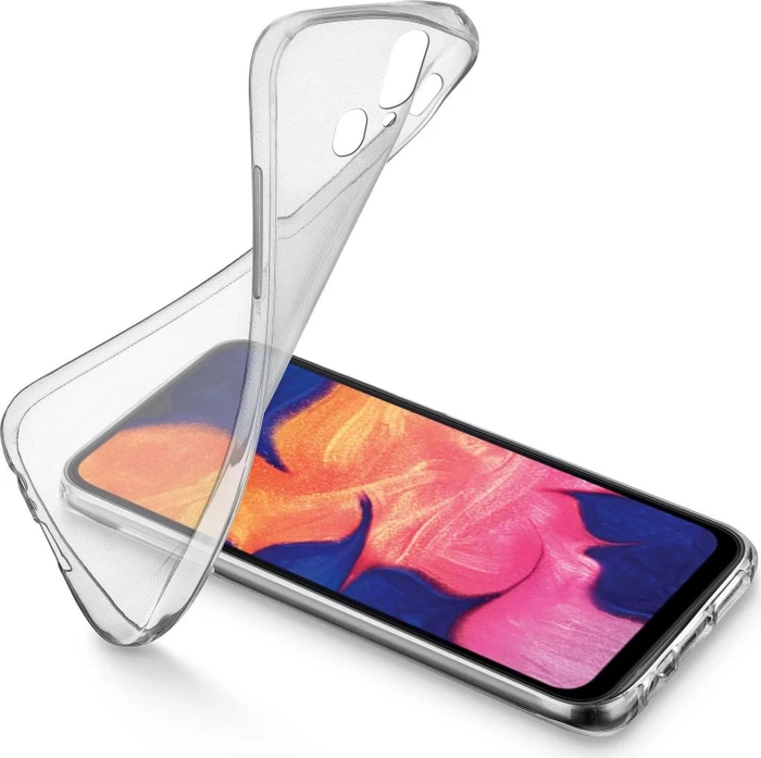 Cellularline Soft Cover für Samsung Galaxy A20e transparent
