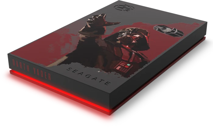 Seagate FireCuda Gaming HDD - Darth Vader Special Edition, 2TB, +Rescue, USB 3.0 Micro-B