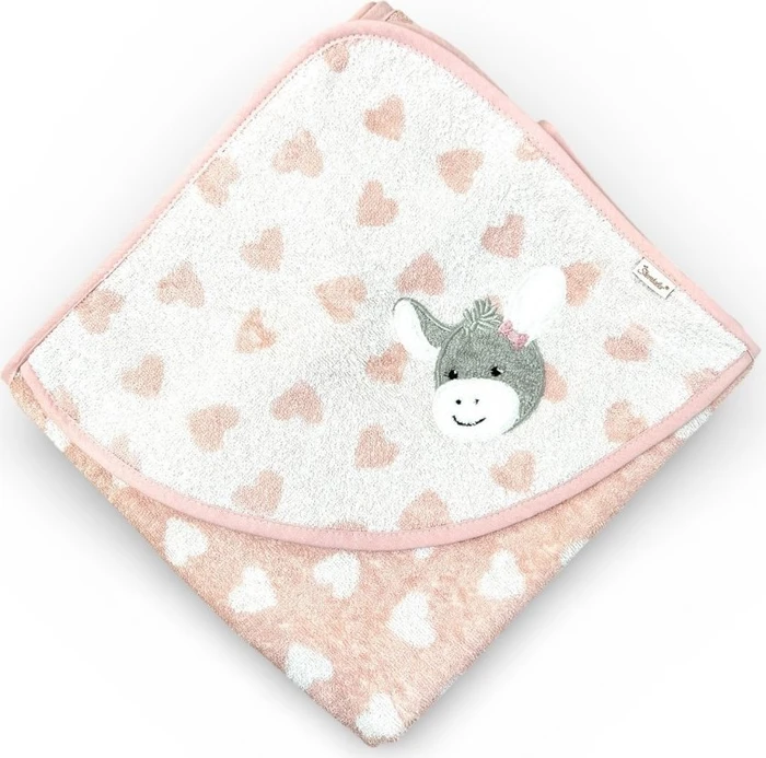 Sterntaler Badetuch Esel Emmi Girl 100x100cm