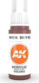 AK-Interactive 3rd Gen Acrylic Colors Acrylic Modelling Colors dirty red, 17ml