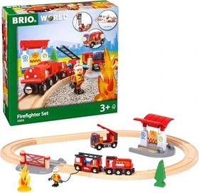 BRIO Bahn Feuerwehr Set