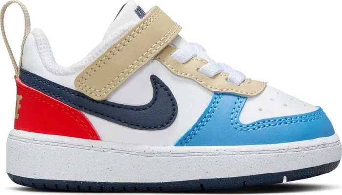 Nike Court Borough Low Recraft white/thunder blue/light crimson (Junior)