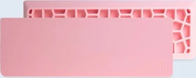 Wooting 60HE Wrist Rest, Handballenauflage (Tastatur), rosa