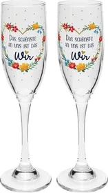 Sheepworld Das Schönste an uns ist das Wir Sektglas, 2 Stück