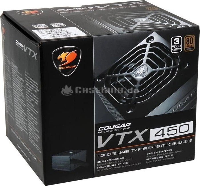 Cougar VTX450 450W, ATX 2.3