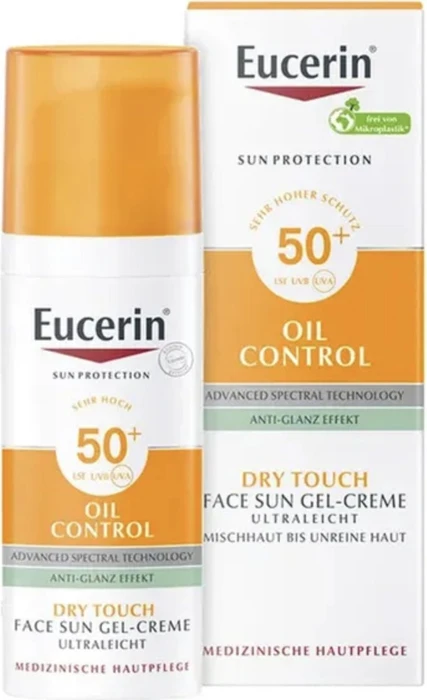 Eucerin Sun Oil Control Gel-Creme LSF50+, 50ml