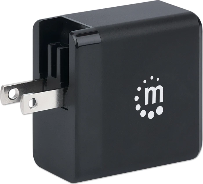 Manhattan GaN Power Delivery USB-Ladegerät 65W schwarz