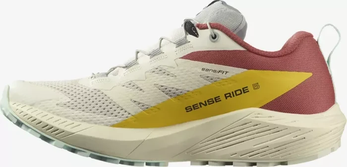 Salomon Sense Ride 5 rainy day/hot sauce/freesia (Damen)