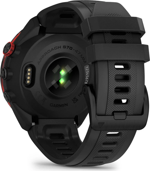 Garmin Approach S70 47mm GPS-Golfuhr black ceramic/black