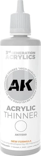 AK-Interactive 3rd Gen Acrylic Colors Thinner, 100ml