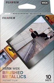 Fujifilm instax WIDE Sofortbildfilm Brushed Metallics, 10 Aufnahmen