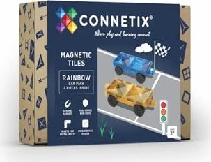 Connetix 2 Rainbow Car Pack