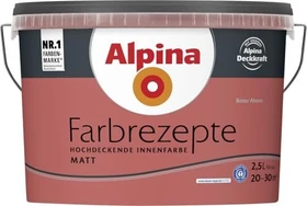 Alpina Farben Farbrezepte Innenfarbe roter ahorn matt, 2.5l