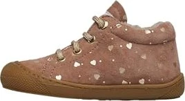 Naturino Cocoon Veloursleder Wollfutter powder pink (Junior)