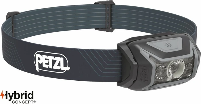 Petzl Actik Stirnlampe grau