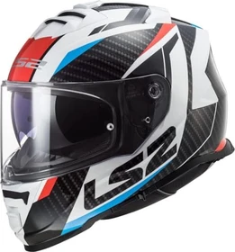 LS2 FF800 Storm II Racer matt schwarz/weiß/rot/blau