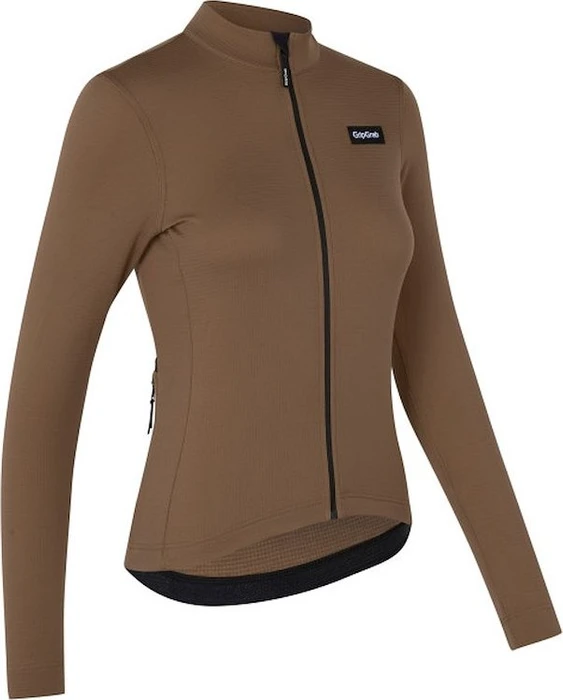 GripGrab Explr Merinotech Thermal Trikot langarm braun (Damen)
