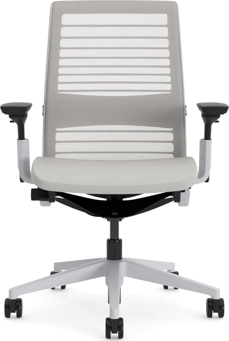 Steelcase Think Bürostuhl mit Armlehnen, grau