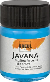 Kreul Javana Stoffmalfarbe für helle Stoffe, azurblau, 50ml