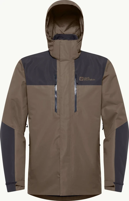Jack Wolfskin Jasper 3in1 Funktionsjacke cold coffee (Herren)