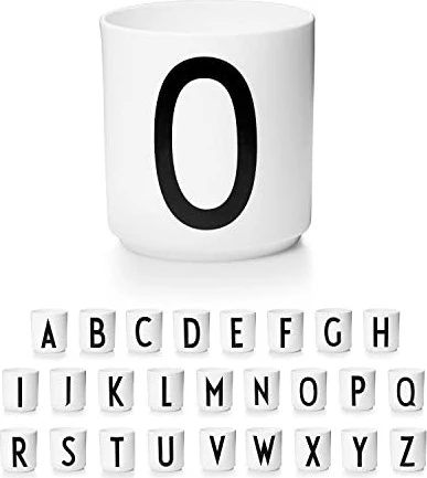Design Letters Persönlicher Porzellanbecher A-Z Buchstabe O 250ml