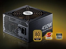 Cooler Master Silent Pro Gold 450W, ATX 2.3