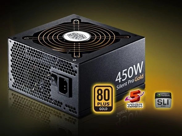 Cooler Master Silent Pro Gold 450W, ATX 2.3