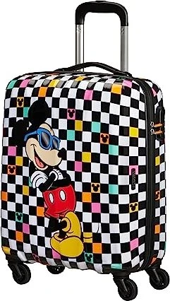 American Tourister Hypertwist Trolley mit 4 Rollen 55cm Mickey Check