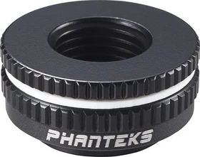 Phanteks G1/4" Pass-Through Fitting Schottverschraubung schwarz (PH-PTF_BK_G1/4)