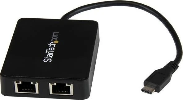 StarTech LAN-Adapter, 2x RJ-45, USB-C 3.0 [Stecker]