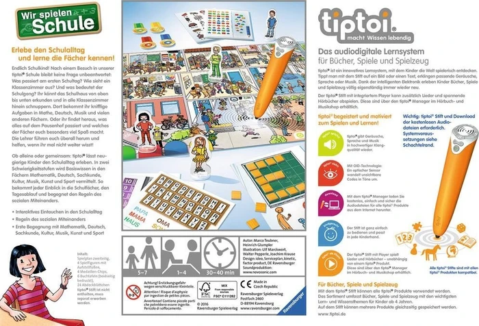 Ravensburger tiptoi Spiel: Wir spielen Schule