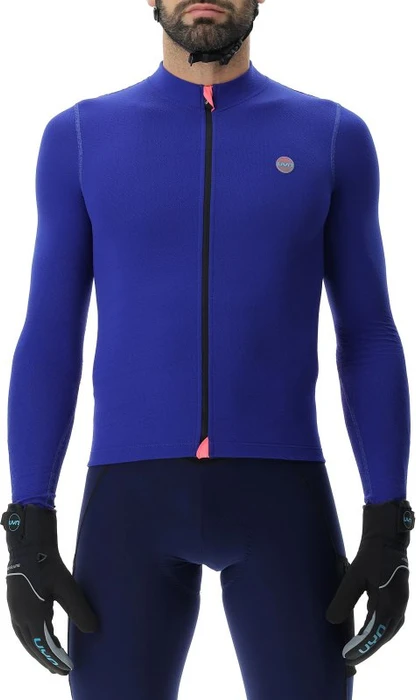 UYN Lightspeed Trikot langarm sodalite blue/pink fluo (Herren)