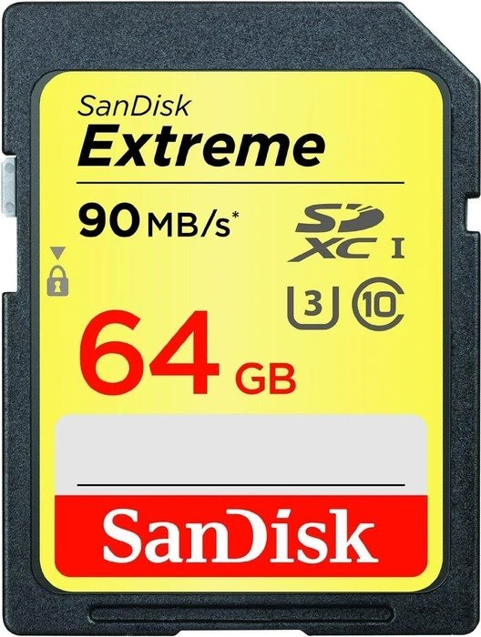 SanDisk Extreme HD Video, SD UHS-I U3, Rev-NE
