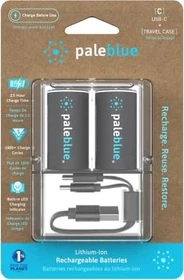 Paleblue Rechargeable Accu Baby C 3700mAh, 2er-Pack