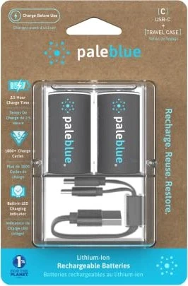 Paleblue Rechargeable Accu Baby C 3700mAh, 2er-Pack