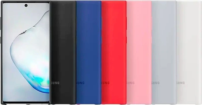 Samsung Silicone Cover für Galaxy Note 10 pink