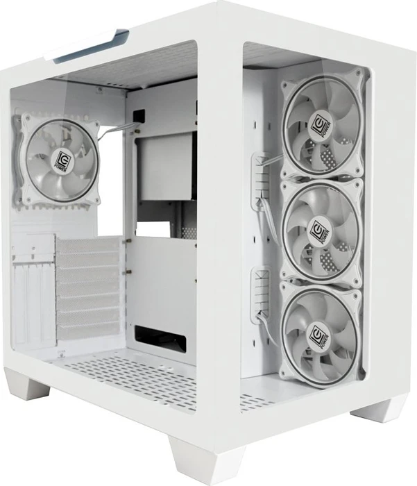 LC-Power Gaming 807W Stormwatch_X, weiß, Glasfenster