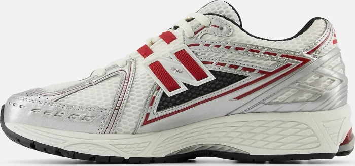 New Balance 1906R silver metalic/classic crimson/sea salt