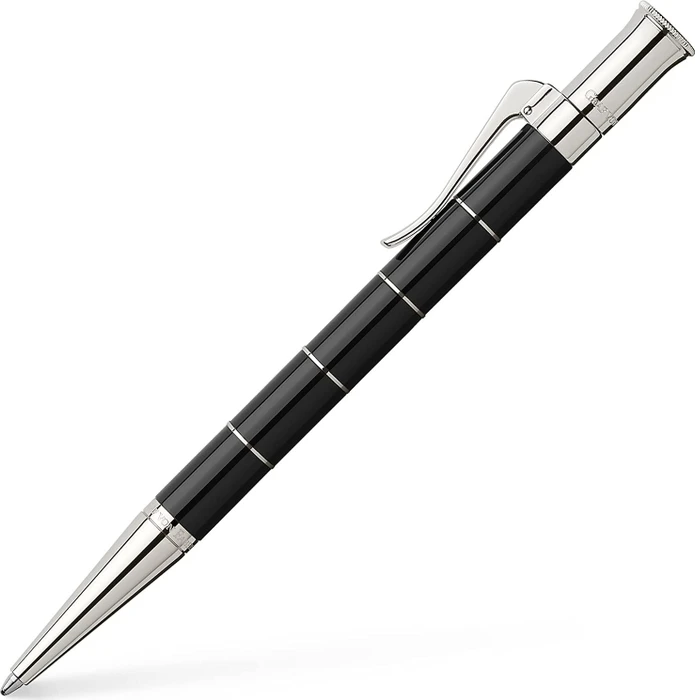Graf von Faber-Castell Classic Anello Kugelschreiber schwarz/silber