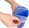 Kerbl Futter- und Wasserbehälter inkl. 250ml Reisenapf, 2x 350ml, blau/schwarz Vorschaubild