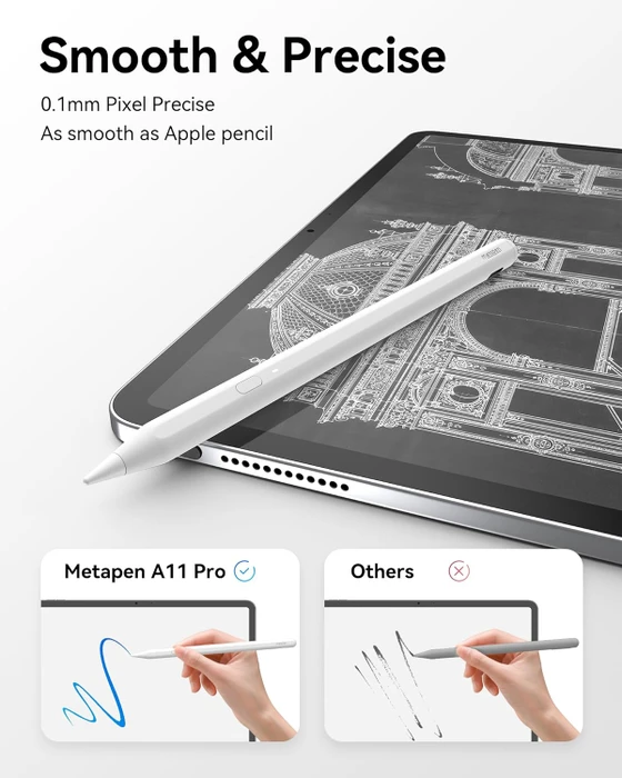 Metapen A11 iPad Pencil weiß