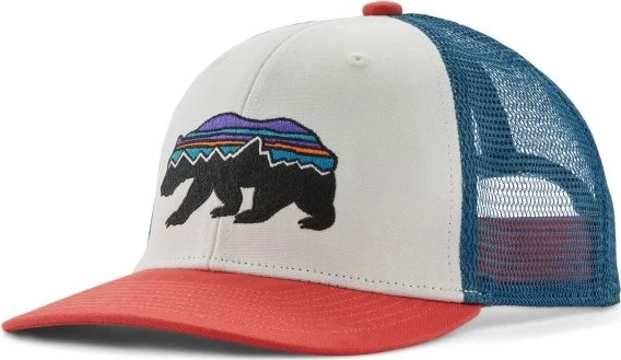 Patagonia Trucker Kappe fitz roy bear: birch white (Junior)