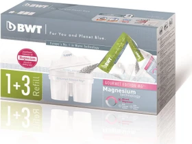 BWT longlifeMg2+ Magnesium Mineralizer refill Filterkartusche, 4 Stück (3+1 Stück)