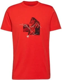 Mammut Mountain 4208m Funktionsshirt kurzarm mammut red (Herren)