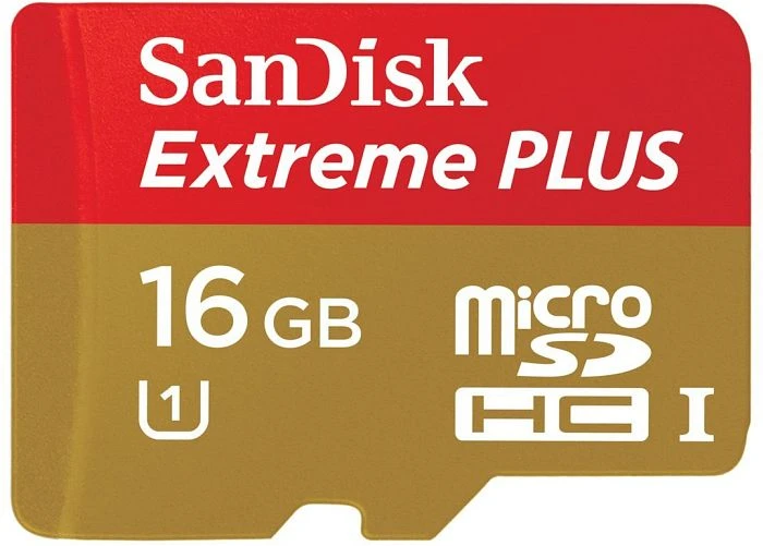 SanDisk Extreme PLUS R80/W30 16GB Kit, UHS-I, Class 10