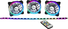 Inter-Tech Argus RS03, LED-Strip, 120mm, 3er-Pack