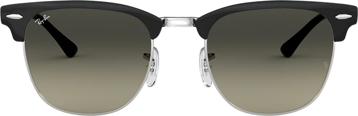 Ray-Ban RB3716 Clubmaster Metal 51mm polished black-silver/grey gradient