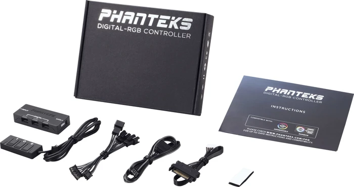 Phanteks Digital Controller Hub RGB, Lichtsteuerung, schwarz